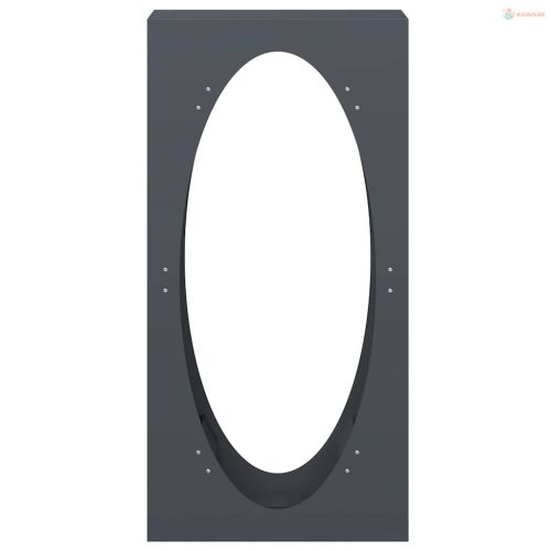 Antracitszürke hidegen hengerelt acél tűzifatároló 50x23x100 cm