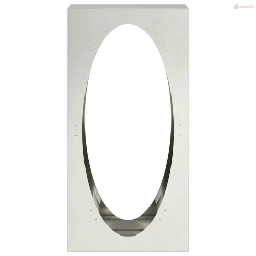 Rozsdamentes acél tűzifatároló 50x23x100 cm