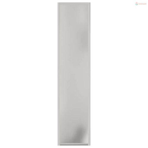 Rozsdamentes acél tűzifatároló 50x23x100 cm