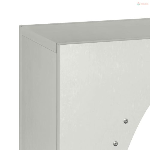 Rozsdamentes acél tűzifatároló 50x23x100 cm