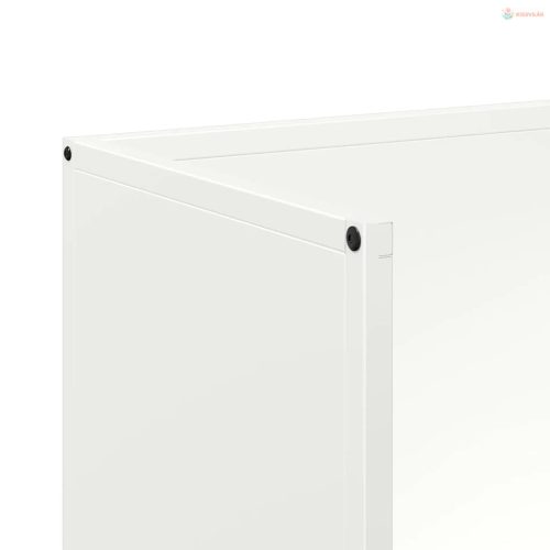 Fehér hidegen hengerelt acél tűzifatároló 40x30x80 cm