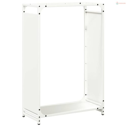 Fehér hidegen hengerelt acél tűzifatároló 60x28x90 cm