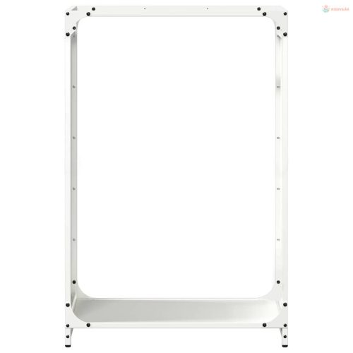 Fehér hidegen hengerelt acél tűzifatároló 60x28x90 cm