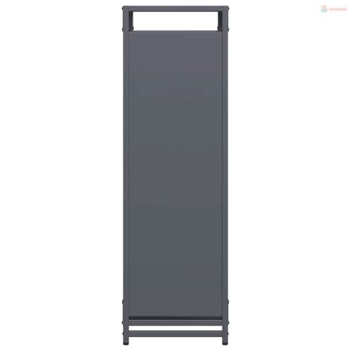 Antracitszürke hidegen hengerelt acél tűzifatároló 60x28x90 cm