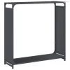 Antracitszürke hidegen hengerelt acél tűzifatároló 90x28x90 cm