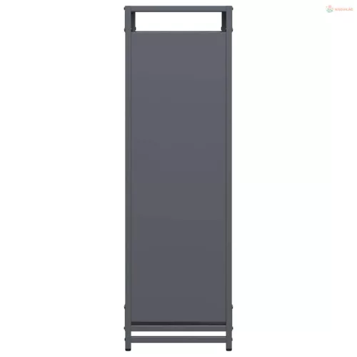 Antracitszürke hidegen hengerelt acél tűzifatároló 90x28x90 cm