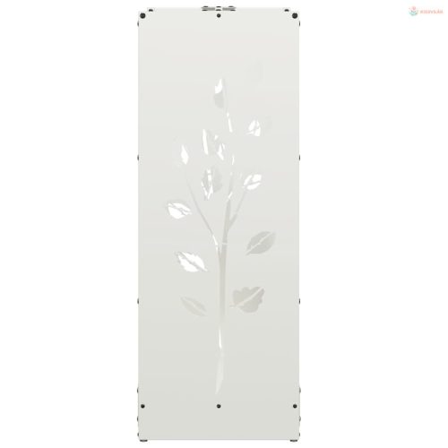 Fehér hidegen hengerelt acél tűzifatároló 40x30x80 cm