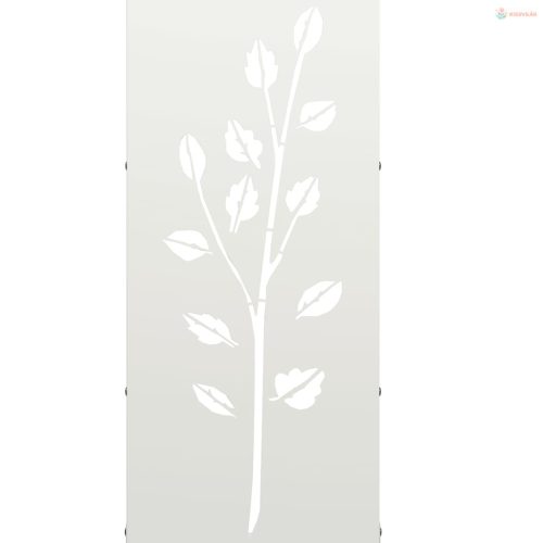 Fehér hidegen hengerelt acél tűzifatároló 40x30x80 cm