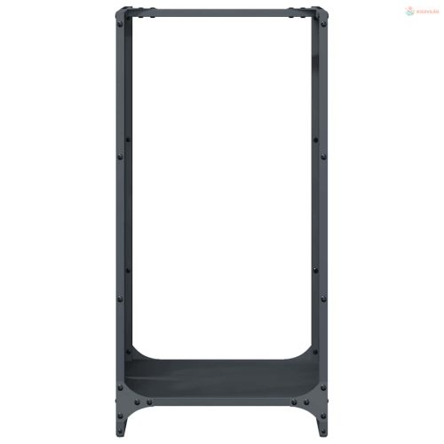 Antracitszürke hidegen hengerelt acél tűzifatároló 40x30x80 cm