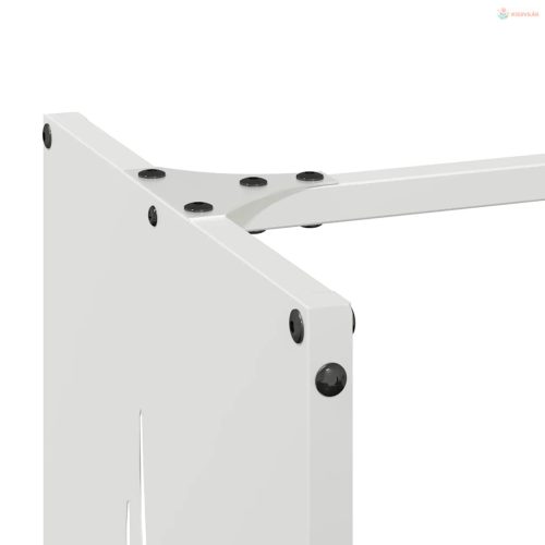 Fehér hidegen hengerelt acél tűzifatároló 40x30x80 cm