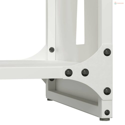 Fehér hidegen hengerelt acél tűzifatároló 40x30x80 cm