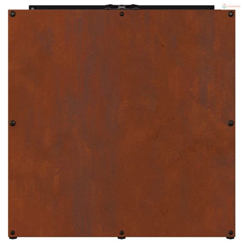 Tűzifa állvány 40x40x40 cm időjárásálló acélból