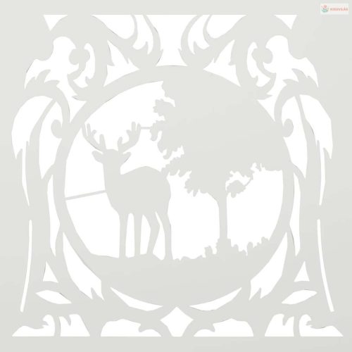 Fehér hidegen hengerelt acél tűzifatároló 40x40x40 cm