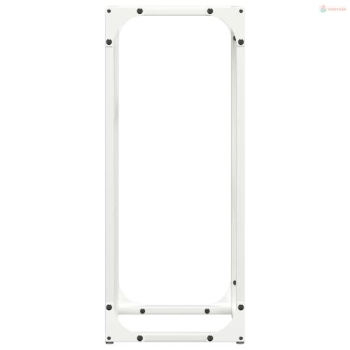 Fehér hidegen hengerelt acél tűzifatároló 25x25x60 cm