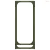 Olívazöld hidegen hengerelt acél tűzifatároló 25x25x60 cm