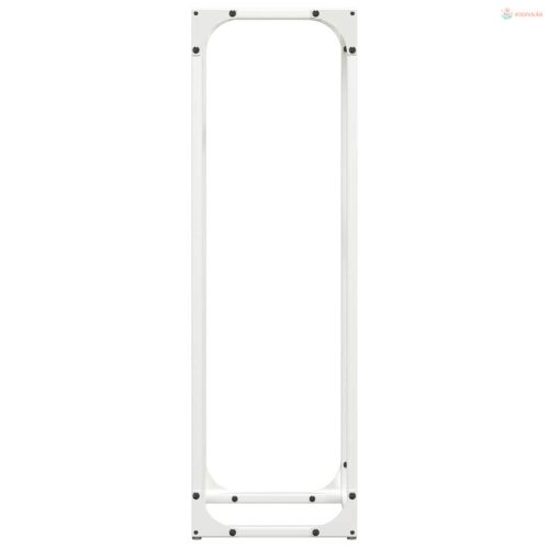 Fehér hidegen hengerelt acél tűzifatároló 25x25x80 cm