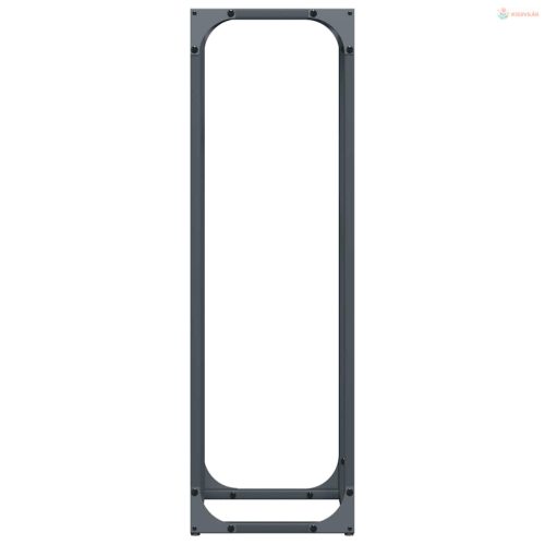 Antracitszürke hidegen hengerelt acél tűzifatároló 25x25x80 cm