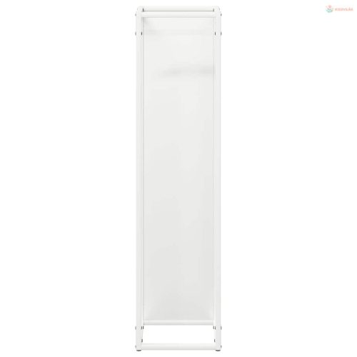 Fehér hidegen hengerelt acél tűzifatároló 25x25x100 cm