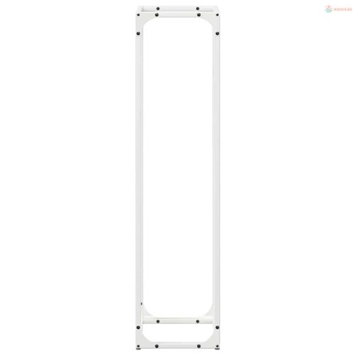 Fehér hidegen hengerelt acél tűzifatároló 25x25x100 cm