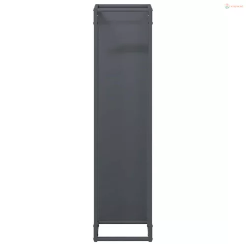 Antracitszürke hidegen hengerelt acél tűzifatároló 25x25x100 cm