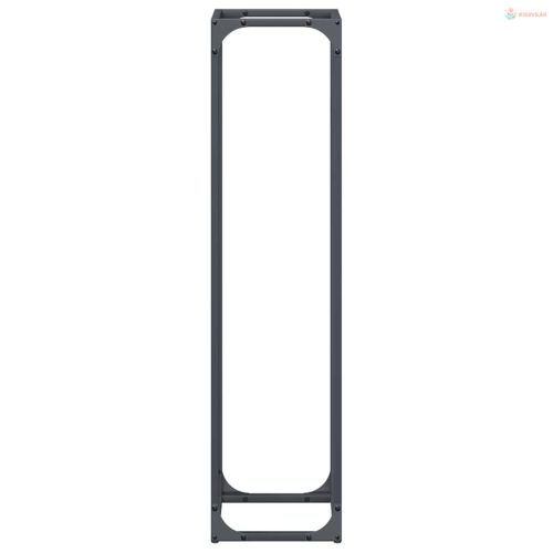 Antracitszürke hidegen hengerelt acél tűzifatároló 25x25x100 cm