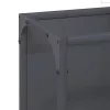 Antracitszürke hidegen hengerelt acél tűzifatároló 25x25x100 cm