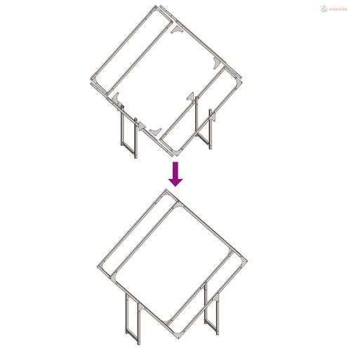 Fekete hidegen hengerelt acél tűzifatároló 100x25x100 cm