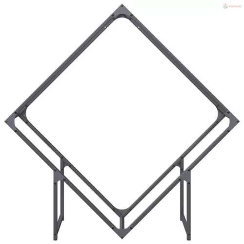 Antracitszürke hidegen hengerelt acél tűzifatároló 100x25x100cm