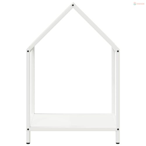 Fehér hidegen hengerelt acél tűzifatároló 40x25x60 cm