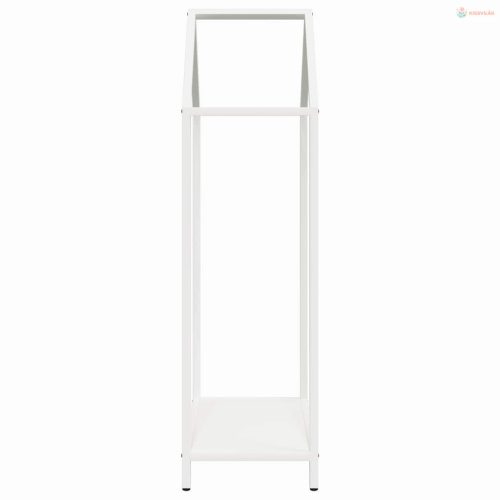 Fehér hidegen hengerelt acél tűzifatároló 40x25x90 cm