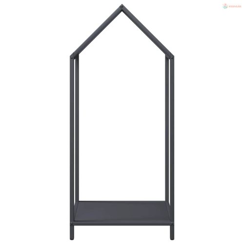 Antracitszürke hidegen hengerelt acél tűzifatároló 40x25x90 cm