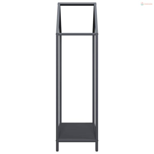 Antracitszürke hidegen hengerelt acél tűzifatároló 40x25x90 cm