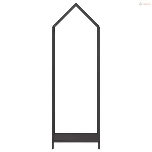 Fekete hidegen hengerelt acél tűzifatároló 40x25x120 cm
