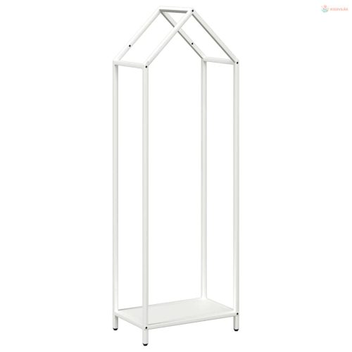 Fehér hidegen hengerelt acél tűzifatároló 40x25x120 cm