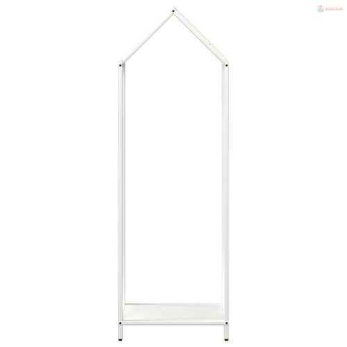 Fehér hidegen hengerelt acél tűzifatároló 40x25x120 cm