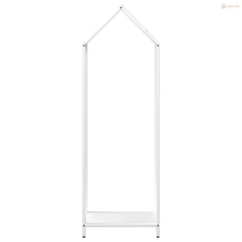 Fehér hidegen hengerelt acél tűzifatároló 40x25x120 cm