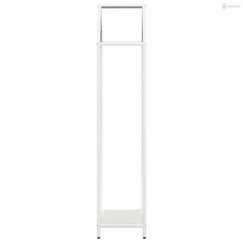 Fehér hidegen hengerelt acél tűzifatároló 40x25x120 cm