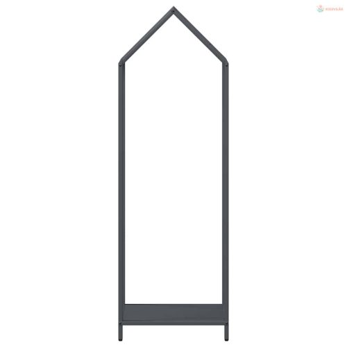 Antracitszürke hidegen hengerelt acél tűzifatároló 40x25x120 cm