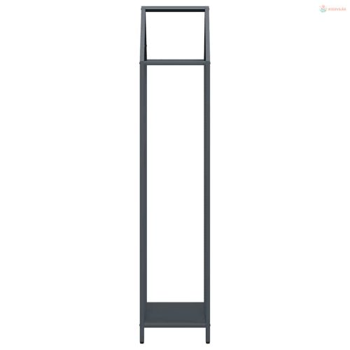 Antracitszürke hidegen hengerelt acél tűzifatároló 40x25x120 cm