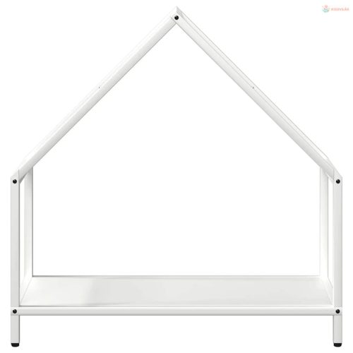 Fehér hidegen hengerelt acél tűzifatároló 60x25x60 cm