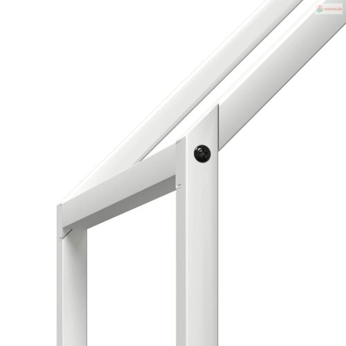 Fehér hidegen hengerelt acél tűzifatároló 60x25x60 cm