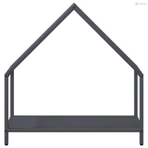 Antracitszürke hidegen hengerelt acél tűzifatároló 60x25x60 cm