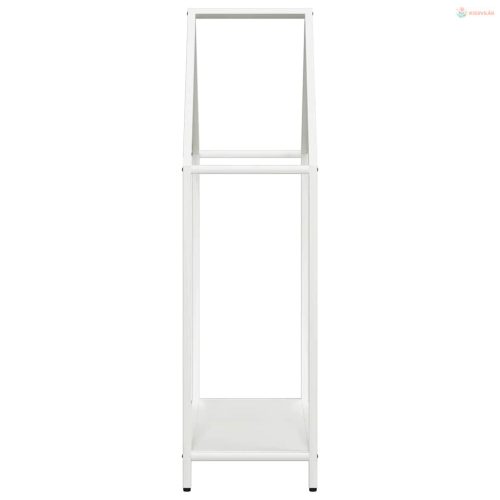 Fehér hidegen hengerelt acél tűzifatároló 60x25x90 cm