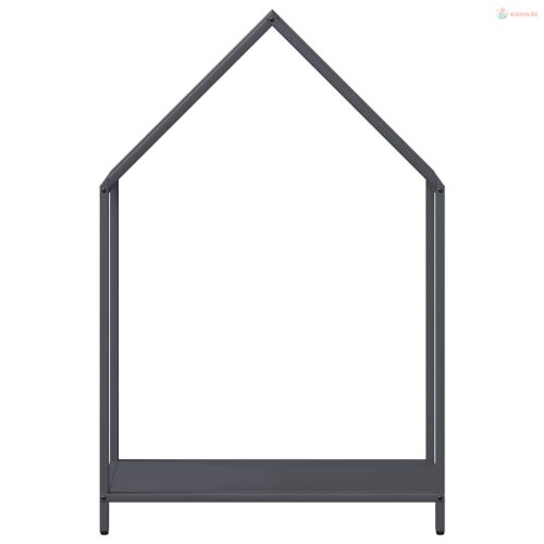 Antracitszürke hidegen hengerelt acél tűzifatároló 60x25x90 cm