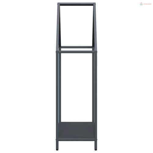 Antracitszürke hidegen hengerelt acél tűzifatároló 60x25x90 cm