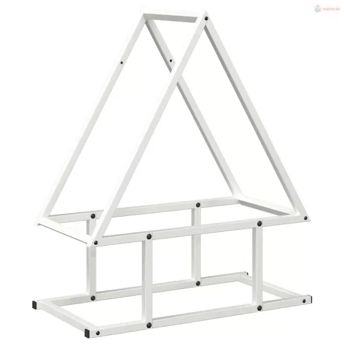 Fehér hidegen hengerelt acél tűzifatároló 50x25x60 cm