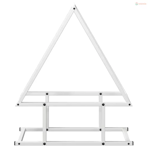 Fehér hidegen hengerelt acél tűzifatároló 50x25x60 cm