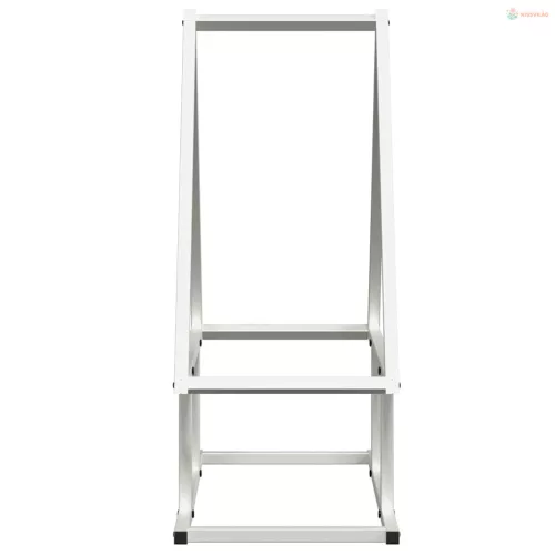 Fehér hidegen hengerelt acél tűzifatároló 50x25x60 cm