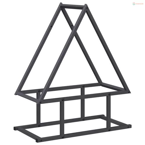 Antracitszürke hidegen hengerelt acél tűzifatároló 50x25x60 cm