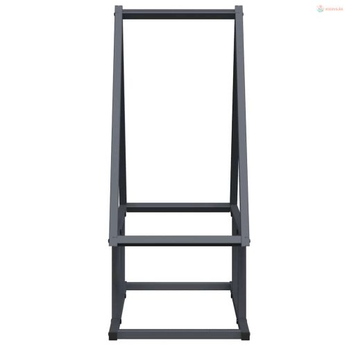 Antracitszürke hidegen hengerelt acél tűzifatároló 50x25x60 cm